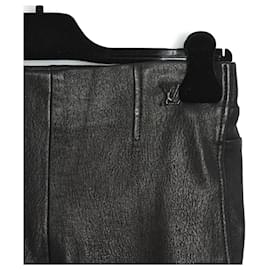 Louis Vuitton-LEATHER LEGGING BLACK FR38-Black