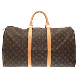 Louis Vuitton-Louis Vuitton Keepall 50-Castaño