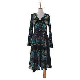 Etro Wool Dress Multicolore Multiple colors