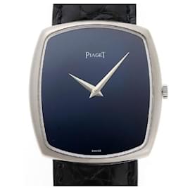 Piaget-*PIAGET Piaget No- watch Hand winding Blue dial 750WG-Black,White,Golden