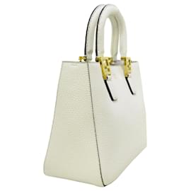 Fendi-Petit cabas Selleria FF blanc Fendi-Blanc