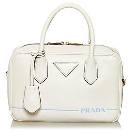 Bolsa Prada White Mirage Bauletto Branco