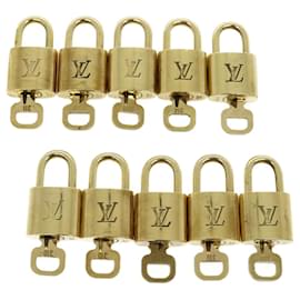 Louis Vuitton-Louis Vuitton padlock 10set Padlock Gold Tone LV Auth am2834g-Other