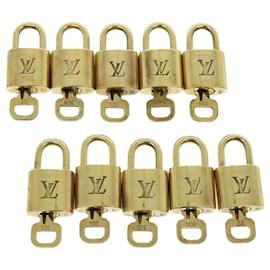 Louis Vuitton-Louis Vuitton padlock 10set Padlock Gold Tone LV Auth am2835g-Other