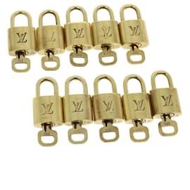 Louis Vuitton-Louis Vuitton padlock 10set Padlock Gold Tone LV Auth am2836g-Other