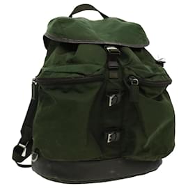 Prada-PRADA Backpack Nylon Khaki Auth am2806g-Khaki