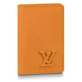 Louis Vuitton-Organizador de bolsillo LV Aerogram nuevo-Amarillo
