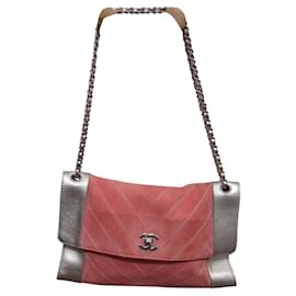 Chanel-Chanel Tasche-Silber,Pink