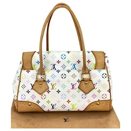 Louis Vuitton-LOUIS VUITTON Beverly GM Shoulder White Monogram Multicolor Shoulder Bag preowned-White