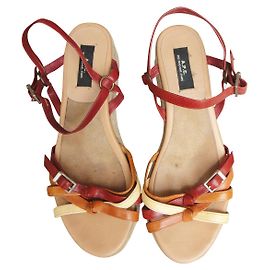APC sandals size 39 Beige