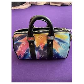 Louis Vuitton-Keepall Xs Sunset tie-dye Starburst Bag clutch sling Louis Vuitton monograma lv-Outro