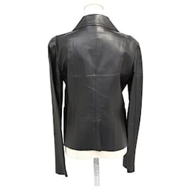 Chanel-CHANEL leather jacket-Black
