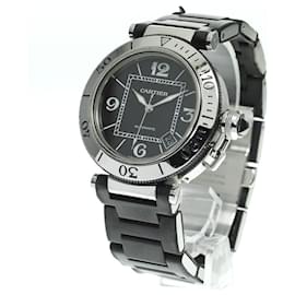Cartier-*Cartier Pasha Seatimer Date Automatic Men's-Black
