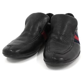 Gucci-*GUCCI Business Shoes Leather Sherry Line-Black