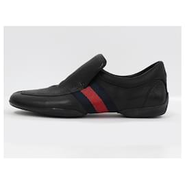 Gucci-*GUCCI Business Shoes Leather Sherry Line-Black