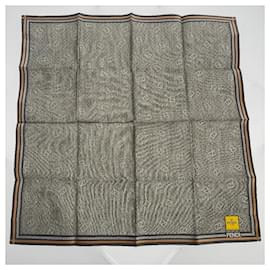 Fendi-Grey Fabric Fendi Scarf-Grey