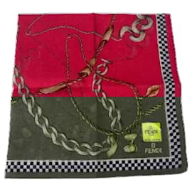 Fendi-Pink Fabric Fendi Scarf-Pink