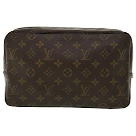 Louis Vuitton-Louis Vuitton Monogram Trousse Toilette 28 Clutch Bag M47522 LV Auth hs1357-Other