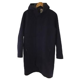 **Acne Studios (Acne) MILTON/hooded coat/46/wool/navy Navy blue