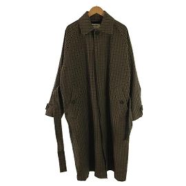 **Acne Studios (Acne) Chester coat/46/wool/BEG/check Beige