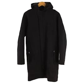 Acne-**Acne Studios (Acne) MILTON/hooded coat/coat/46/wool/NVY/zip up/mods coat-Navy blue