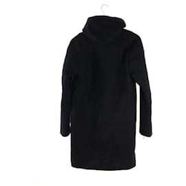 Acne-**Acne Studios (Acne) MILTON/hooded coat/coat/46/wool/NVY/zip up/mods coat-Navy blue