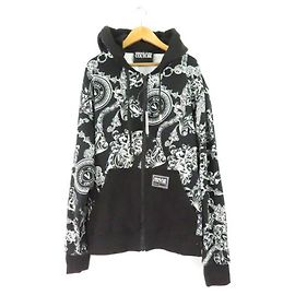 *VERSACE JEANS COUTURE Parka con zip di Versace Jeans couture Nero Bianco