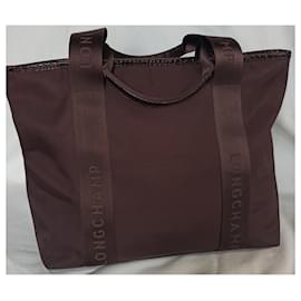 Longchamp-Totes-Dark brown