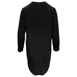 Stella Mc Cartney-Stella McCartney Knee-Length Zipper Detail Dress in Black Rayon-Black