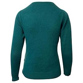 Sacai-Sacai Cardigan in Green Cashmere-Green