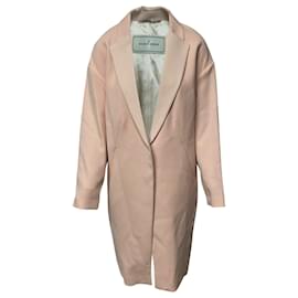 By Malene Birger-por. Casaco Oversized Piqué Malene Birger Fiurica em poliéster rosa-Rosa