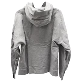 Sandro-Sandro 'Standard' Hoodie in Grey Cotton-Grey