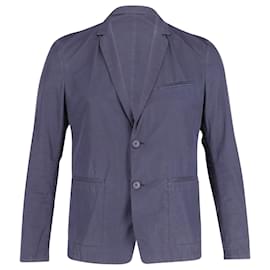 Hugo Boss-Hugo Boss Slim-Fit Blazer in Blue Cotton-Blue