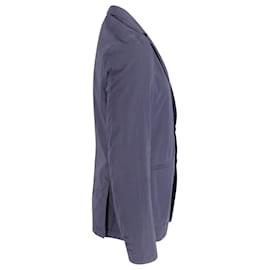 Hugo Boss-Hugo Boss blazer slim fit em algodão azul-Azul