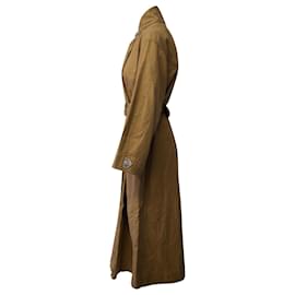 Isabel Marant-Isabel Marant Étoile Peter Trench Coat in Brown Cotton-Brown