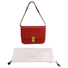 Celine Caramel Leather Medium Classic Box Shoulder Bag – STYLISHTOP
