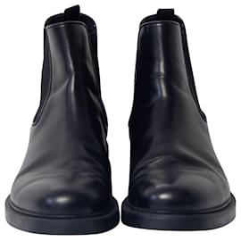 Prada-Prada Chelsea Boots in Black Leather-Black