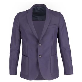 Hugo Boss Single Breasted Blazer in Navy Blue Wool Blue Navy blue