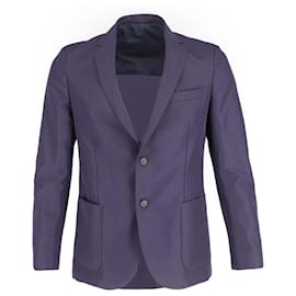 Hugo Boss-Hugo Boss Single Breasted Blazer in Navy Blue Wool-Blue,Navy blue