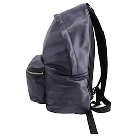 Yves Saint Laurent-Saint Laurent City Backpack in Navy Blue Leather-Blue,Navy blue