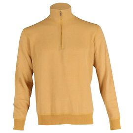 Loro Piana Mezzocollo-Pullover aus gelbem Kaschmir Gelb