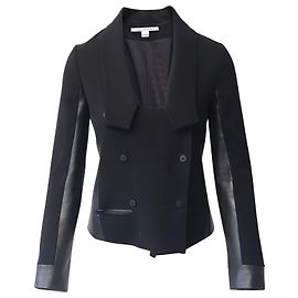 Blazer corto Diane Von Furstenberg in triacetato nero Nero