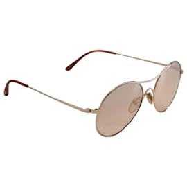 Tom Ford-Tom Ford Claude TF145 28G Sunglasses in Gold Metal-Golden