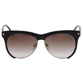 Occhiali da sole Tom Ford Leona in acetato nero Nero