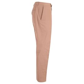 Gucci-Pantalones Gucci Slim Leg en Algodón Beige-Castaño,Beige