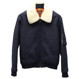 APC Manchester Jacke aus blauer Baumwolle Blau
