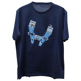 Camiseta Hermès Odyssee de algodón azul marino Azul marino