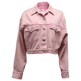 Chaqueta Isabel Marant Etoile Tadia de denim de algodón rosa Rosa