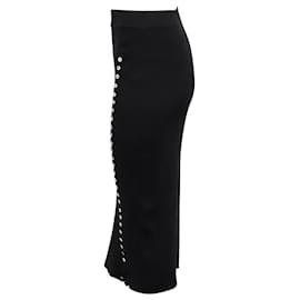 Altuzarra-Altuzarra Marilla Knitted Skirt in Black Viscose-Black