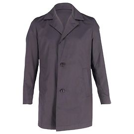 Hugo Boss Raincoat in Navy Blue Polyester  Blue Navy blue